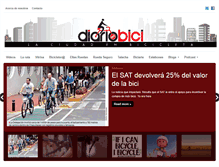 Tablet Screenshot of diarioenbici.com